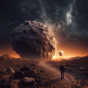 13. a_person_walking_on_asteroid_Chiron._cinematic-15