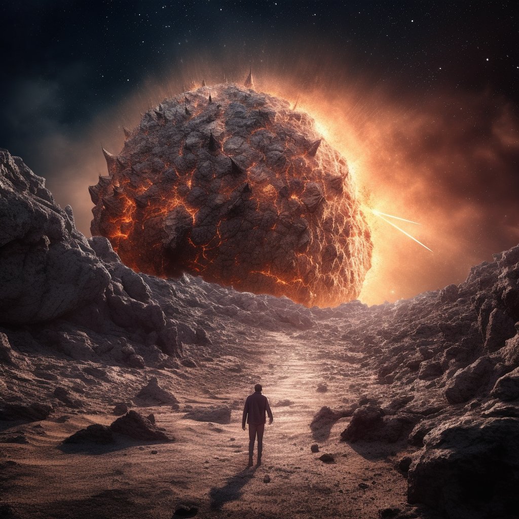 a_person_walking_on_asteroid_Chiron._cinematic-17